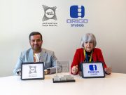 Sharjah's Shams Production Hub advances through deal with Origo Studios: representatives of Sharjah Media City (Shams) and Origo Studios at the partnership signing